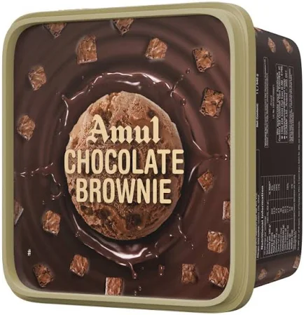 Amul Chocolate Brownie Ice Cream Tub